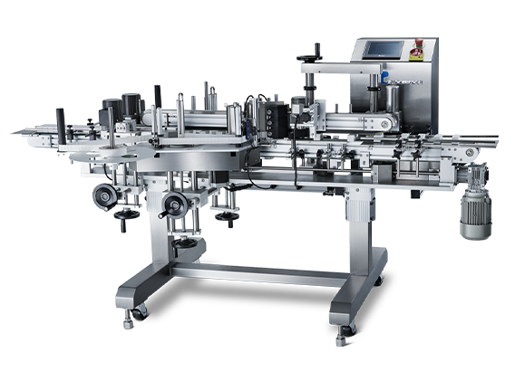 PL-252 Máquina de etiquetado automático de envoltura en la esuina & a prueba de manipulación